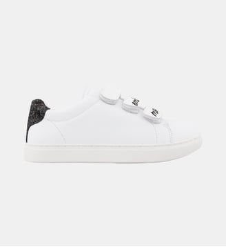 Baskets En Cuir Edith Embrasse Moi - Bons Baisers - Blanc