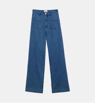 Jean uni ATLANTY - La Petite Etoile - Bleu denim
