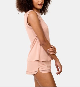 Short issu de fibres végétales Softness rose poudré - Maison Lejaby - Aurore