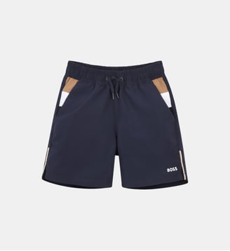 Short de bain - BOSS Kidswear - Bleu cargo