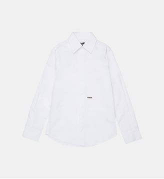 Chemise en popeline - Dsquared2 - Blanc