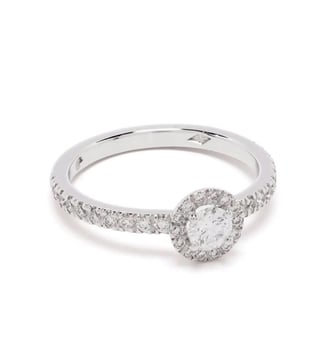 Solitaire Absolu.e Couronne 0.25 carat pavé Loyal.e Paris