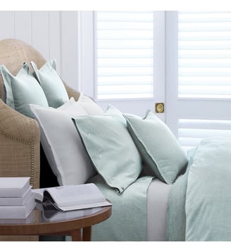 Drap plat en percale de coton - Ralph Lauren Home - Evergreen
