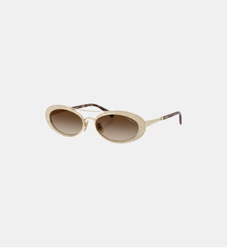 Lunettes de soleil Ovale VO4348SB - Vogue - Or pale