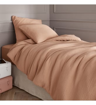 Housse de couette enfant gaze de coton bio AM.PM