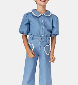 Pantalon Louise - Mipounet - Bleu