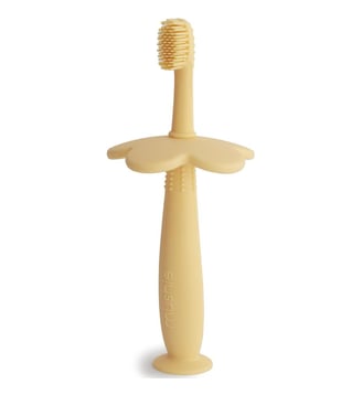 Brosse à dent d'apprentissage - Mushie - Jaune