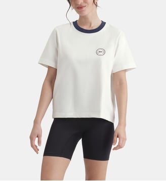 T-shirt coupe droite Dim x IDLF - Dim - Crème
