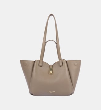 Sac cabas Milano Horizon en cuir - Lancaster - Sable foncé