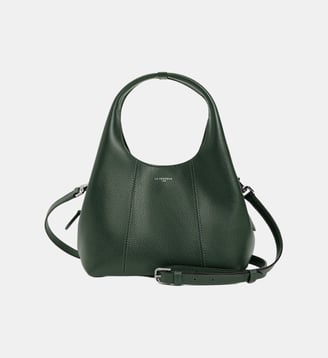 Petit Sac à main Juliette en cuir grainé - Le Tanneur - Vert malachite