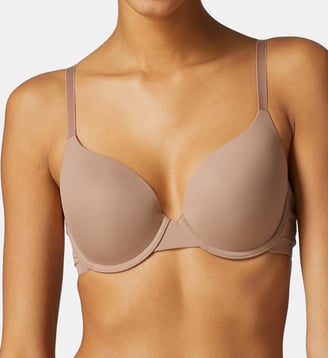 Soutien-gorge coque emboitante décolleté plongeant - Amaretto - Simone Pérèle - Marron