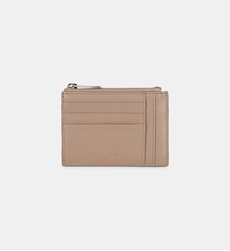 Porte-cartes Paris PM en cuir - Lancaster - Gris