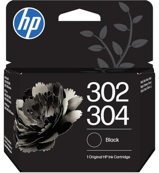 Cartouche d'encre 302/304 Noir - HP - Noir