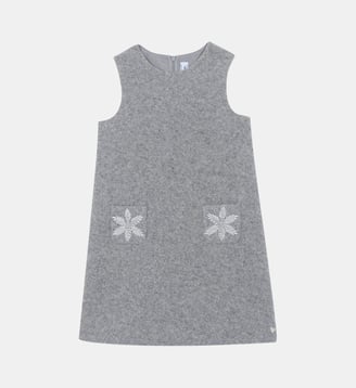 Robe -   laine flocons - Tartine Et Chocolat - Gris clair