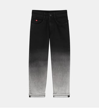 Pantalon en denim - Hugo Kids - Denim black lave
