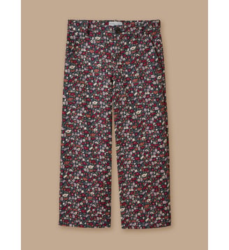 Pantalon Fille Petal&Daisy - Made with Liberty Fabrics - Cyrillus - Liberty petal and daisy