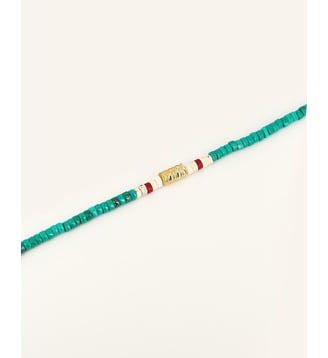 Bracelet SURFER - Nilaï - Bleu turquoise