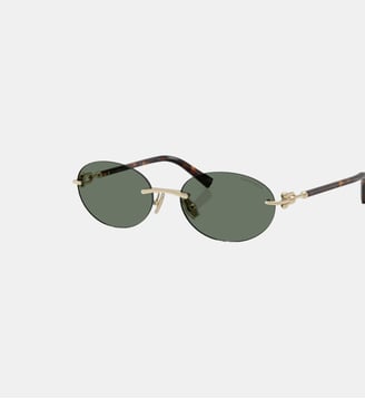 Lunettes de soleil Ovale TF3104D - Tiffany & Co - Or pale