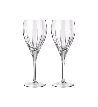 Lot de 2 verres à eau en cristal - IRIANA - Christofle - Doré