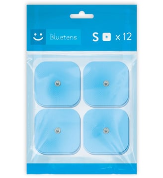 Electrode Pack 12 électrodes Bluepack 5x5cm - Bluetens - Standard