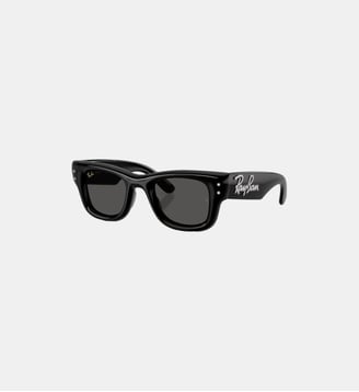 Lunettes de soleil Carré RB4940B Wayfarer Puffer Crystal Edition - Ray Ban - Noir et strass