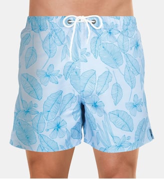 Bermuda de bain fibres recyclées TRENDY - Eminence - Bleu turquoise