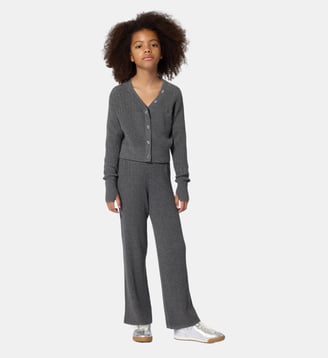 Cardigan en tricot - DKNY - Gris chine