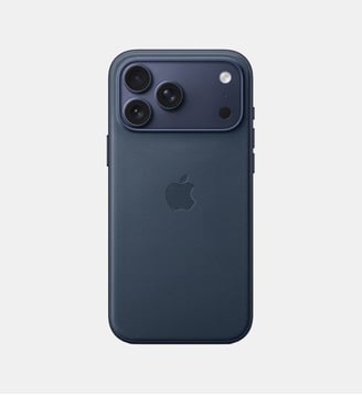 Coque iPhone 17 Pro Max MagSafe tissage Bleu - Apple - Bleu