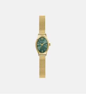 Montre Ovalia Vert 075K572 - Pierre Lannier - Doré