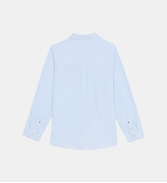 Chemise -  coton rayures - Tartine Et Chocolat - Bleu ciel