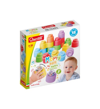 Blocs souples Sonores 18 pièces - Quercetti - Multicolore