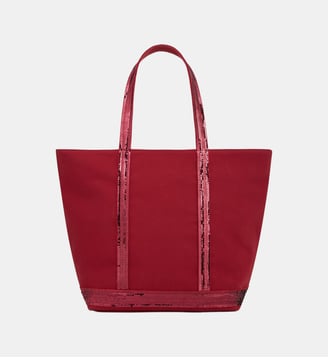 Cabas M Zippé En Toile - Vanessa Bruno - Prune