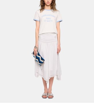 Jupe Jetro - Zadig&Voltaire - Blanc judo