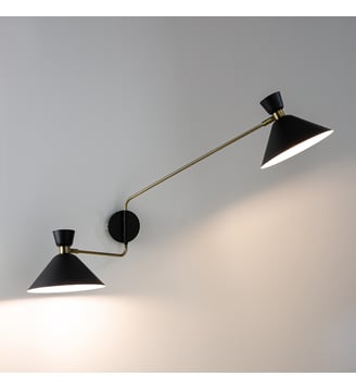 Applique double - AM.PM - Laiton vieilli