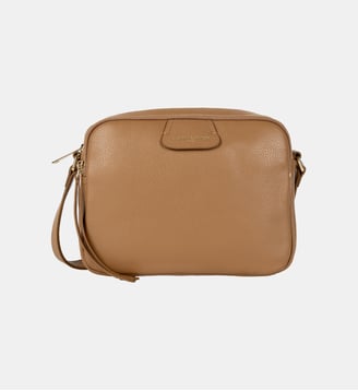 Sac besace caméra Dune cuir - Lancaster - Camel
