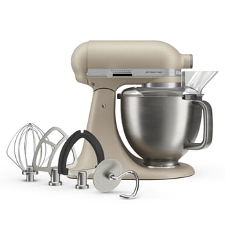 Robot pâtissier 5KSM50PKVEOC Artisan Plus Avoine - Kitchenaid - Or