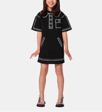 Robe à manches courtes - Marc Jacobs Kids - Black