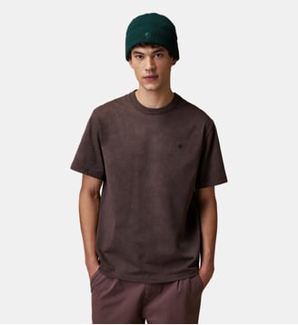 T-shirt en maille - Faguo - Marron et taupe
