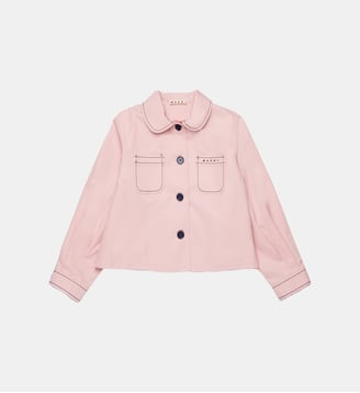 Veste avec logo imprimé - Marni - Rose
