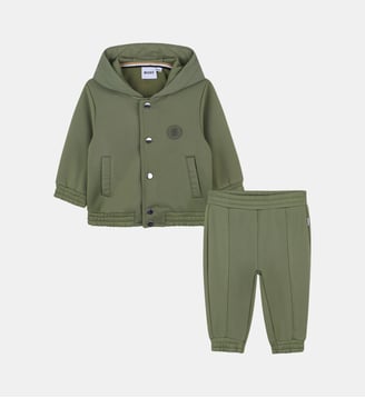 Ensemble cardigan et pantalon - BOSS Kidswear - Tilleul