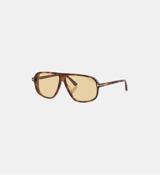 Lunettes de soleil Pilote Guillaume_Tr - Tom Ford - Écaille de tortue or