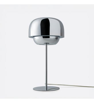 Lampe à poser en métal fer chrome - La Redoute Interieurs - Chrome