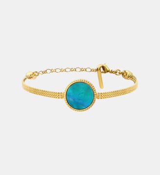 Bracelet   - Ashanti - Satellite - Turquoise vert