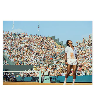 Yannick Noah - Couleur - 3040cm - Roland-Garros - Multicolore