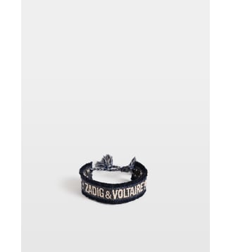 Bracelet Zadig Tissé - Zadig&Voltaire - Bleu denim
