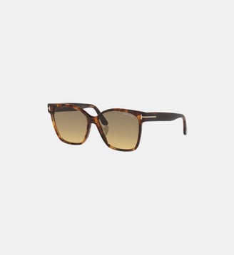 Lunettes de soleil Papillon Iris-02 - Tom Ford - Écaille