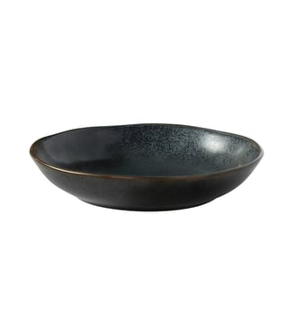 Assiette salade et pâtes ronde par 6 Médard de Noblat