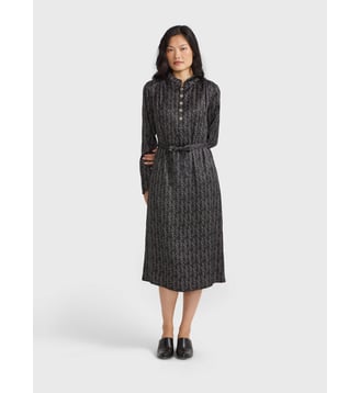 robe longue fluide - Agnès b. - Noir