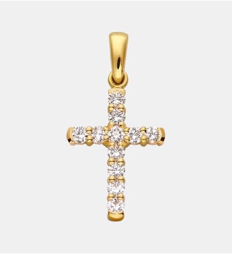 Croix Pavée Or Jaune & Diamant Arthus Bertrand