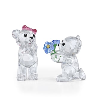 Ourson Kris Je t’adore - Swarovski - Multicolore